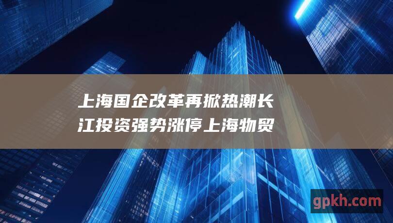 上海国企改革再掀热潮 长江投资强势涨停 上海物贸